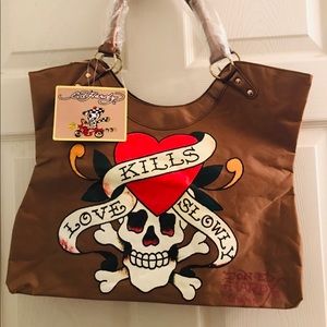 Ed Hardy kill me slowly tote